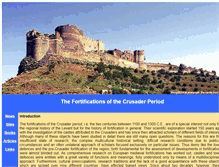 Tablet Screenshot of crusader-castles.com